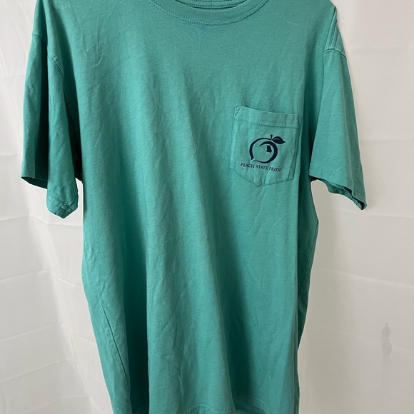 Peach State Pride Men’s long sleeve tshirt size medium salmon - Picture 3 of 3